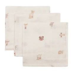 Jollein Hydrofiel Washandje - 31x31 cm - 3 Stuks
