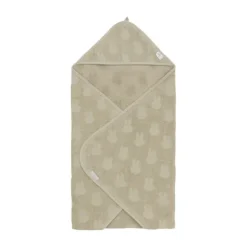 Jollein Miffy Jacquard Badcape - Badstof - Olive Green