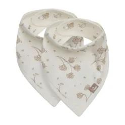 Jollein Slab Bandana - Leafy Dreams - 2 Stuks