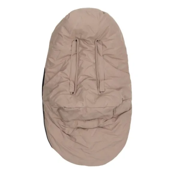 Jollein Voetenzak Groep 0+ 3/5 punts gordel - Embossed - Sand