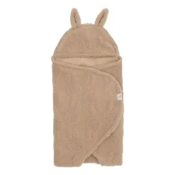 Jollein Wikkeldeken - Milky Coffee - Bunny Cloudy Rib