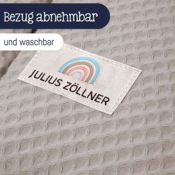 Julius Zöllner Voedingskussenhoes - Waffelpiqué - Seashell - 190 cm