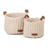 KidsDepot Korbo Set Opbergmanden M Wit