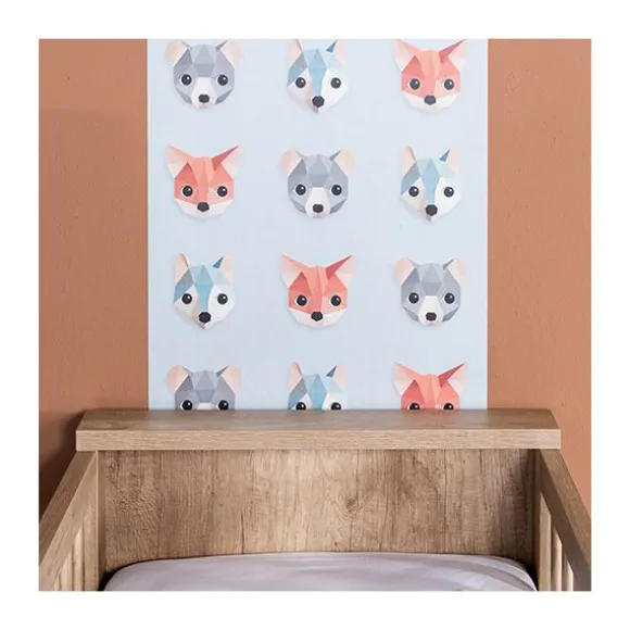 Kidsmill Brent Babykamer Oldwood | Bed 60 x 120 cm + Commode