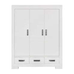 Kidsmill Brent Kledingkast 3-Deurs Wit