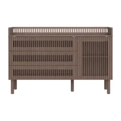 Kidsmill Dai Babykamer Walnoot | Ledikant 120 x 60 cm + Commode