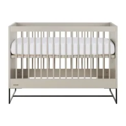 Kidsmill Intense II Babybed Mat Oatmeal - Zwart - 60 x 120 cm