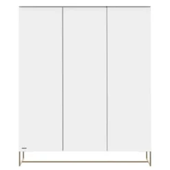 Kidsmill Intense II Kinderkamer Wit / Patinated Brass | Bedbank 90 x 200 cm + Bureau