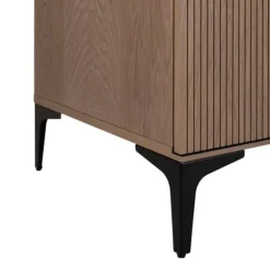 Kidsmill Levi Babykamer Incl. Rechte Potenset Walnoot | Ledikant 60 x 120 cm + Commode
