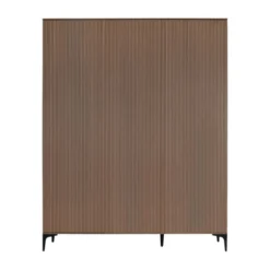 Kidsmill Levi Babykamer Incl. Rechte Potenset Walnoot | Ledikant 60 x 120 cm + Commode