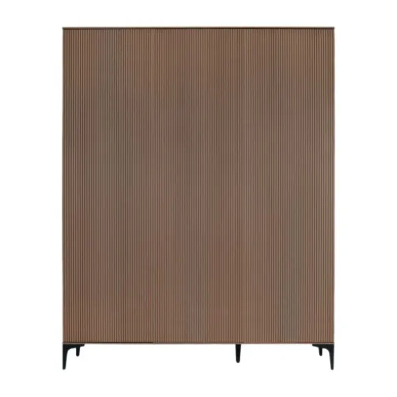 Kidsmill Levi Babykamer Incl. Rechte Potenset Walnoot | Ledikant 60 x 120 cm + Commode