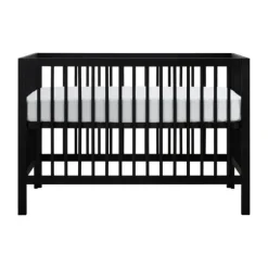 Kidsmill Pure Wood Ledikant Zwart Geborsteld 60 x 120 Cm