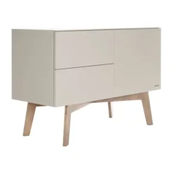 Kidsmill Sixties Ledikant 60 x 120 cm - Oatmeal / Eiken