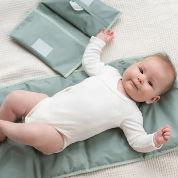 KipKep Napper Verschoonmatje + Luieretui Denim Blue