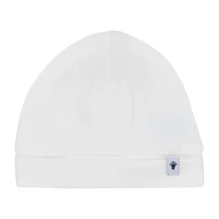 Klein Baby Mutsje Rib - maat 50/56 - Natural White