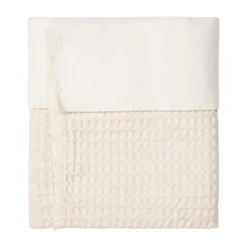Koeka Amsterdam Wafel Wiegdeken - Cotton Fleece - Natural