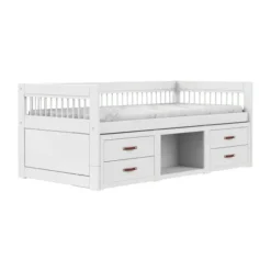 LIFETIME Breeze Kajuitbed Met Opberging - Wit