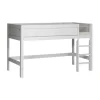LIFETIME Kidsrooms Halfhoogslaper Luxe Rechte Trap Whitewash