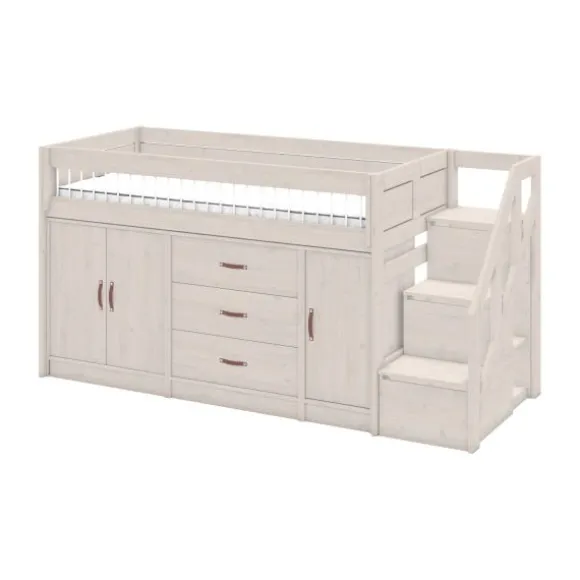 LIFETIME Kidsrooms Halfhoogslaper All-In-One Whitewash