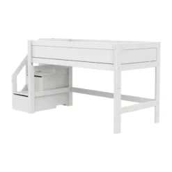 LIFETIME Kidsrooms Halfhoogslaper met Trapkast – 90x200 cm – Premium Rolbodem