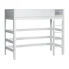 LIFETIME Kidsrooms Hoogslaper Luxe Rechte Trap Whitewash