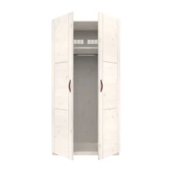 LIFETIME Kidsrooms Kledingkast 2-Deurs - White Wash