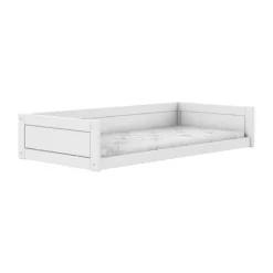 LIFETIME Kidsrooms Montessoribed – Premium Lattenbodem – 90 x 200 cm – Wit Gelakt