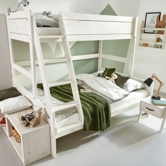 LIFETIME Kidsrooms Stapelbed Family Whitewash 120 x 200 cm