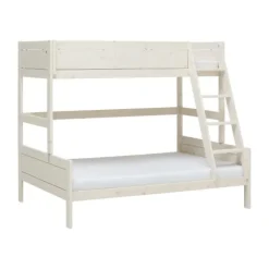 LIFETIME Kidsrooms Stapelbed Family Luxe Whitewash 140 x 200 cm