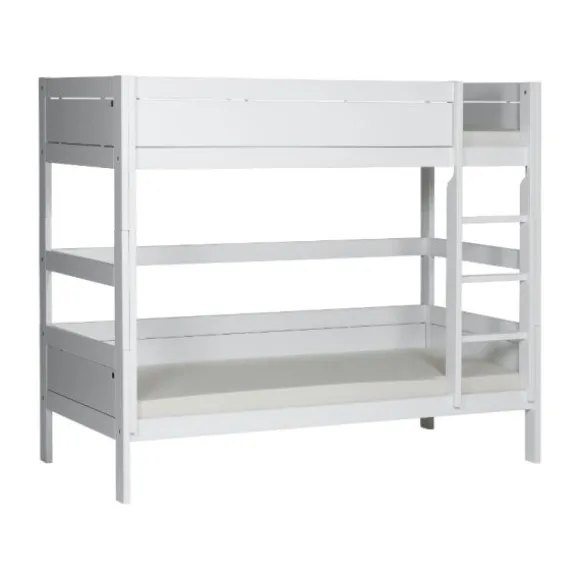LIFETIME Kidsrooms Stapelbed Rechte Trap Whitewash