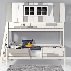 LIFETIME My Hangout Stapelbed - White Wash