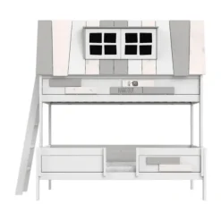 LIFETIME My Hangout Stapelbed - White Wash