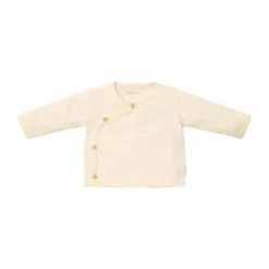 Little Dutch Gebreid Overslag Vestje - Maat 44 - Off White