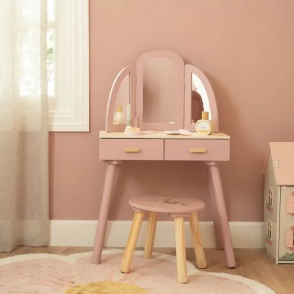Little Dutch Kaptafel – Hout – Pink