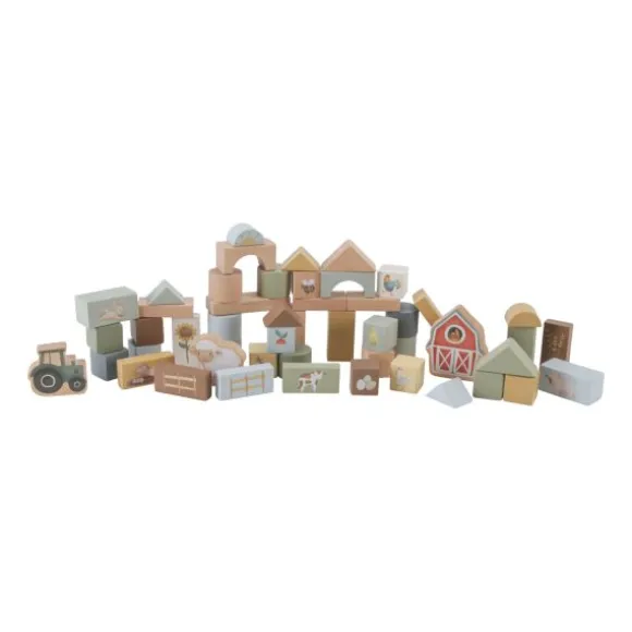 Little Dutch Little Farm Houten Blokken In Ton