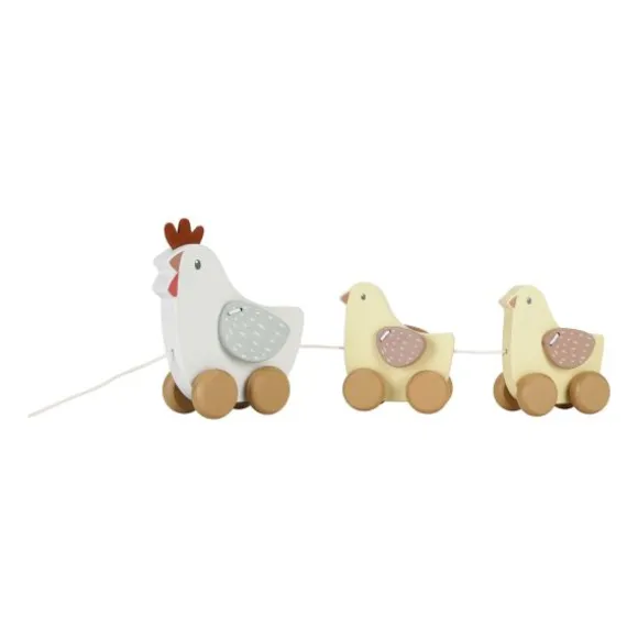 Little Dutch Little Farm Trekfiguur - Kippen