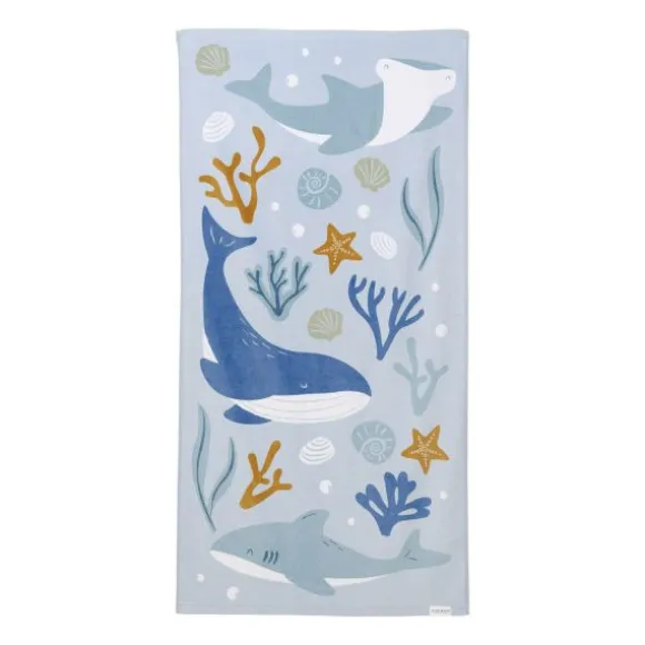 Little Dutch Ocean Dreams Badlaken - Blue