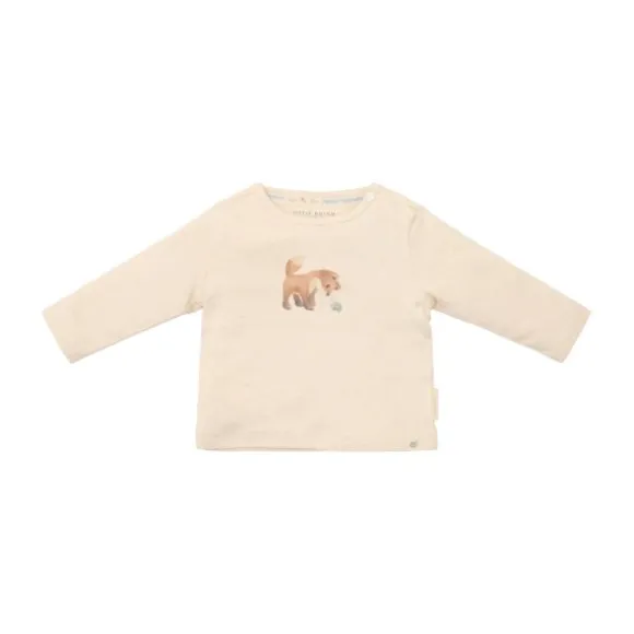 Little Dutch T-shirt Lange Mouw - Maat 62 - Sand Melee