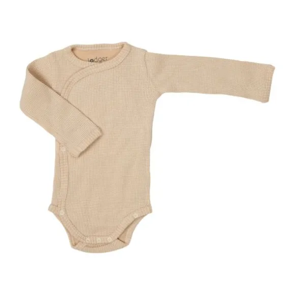 Lodger Ciumbelle Overslagromper Lange Mouw Ivory Mt. 74