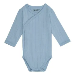 Lodger Solid Overslagromper Lange Mouw - Mt. 50 - Blue Fogg