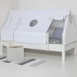 Manis-h FULLA Combinatie Huisbed Met Lattenbodem - 90 x 160 cm