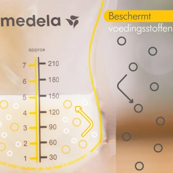 Medela Moedermelkbewaarzakjes met schenktuit - 210 ml - 25 stuks