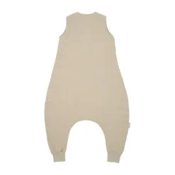 Meyco Baby Uni baby winter slaapoverall jumper - pre-washed hydrofiel - sand - 92cm