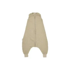 Meyco Baby Uni zomer Slaapoverall Jumper - 92 cm - Pre-Washed Hydrofiel - Soft Sand