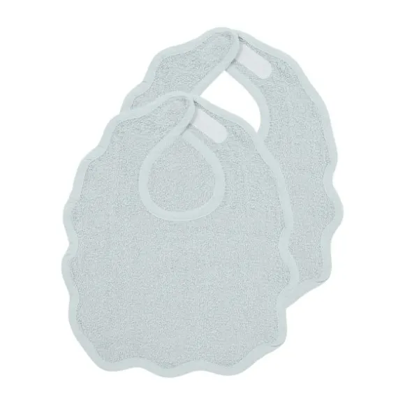 Meyco Baby Wavy Slab Met Klittenband - 2 Stuks - Badstof - Soft Lavender