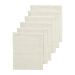 Meyco Hydrofiele Doeken - 6 Stuks - 30 x 30 cm - Nature