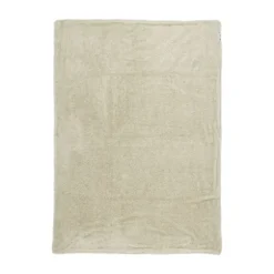 Meyco Knit Basic Fleece Wiegdeken Sand Melange 75 x 100 cm