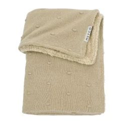 Meyco Mini Knots Fleece Wiegdeken 75 x 100 cm Soft Pink