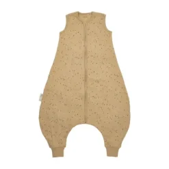 Meyco Rib Mini Spot Jumper Slaapzak - Zomer - 104 cm - Toffee Melange