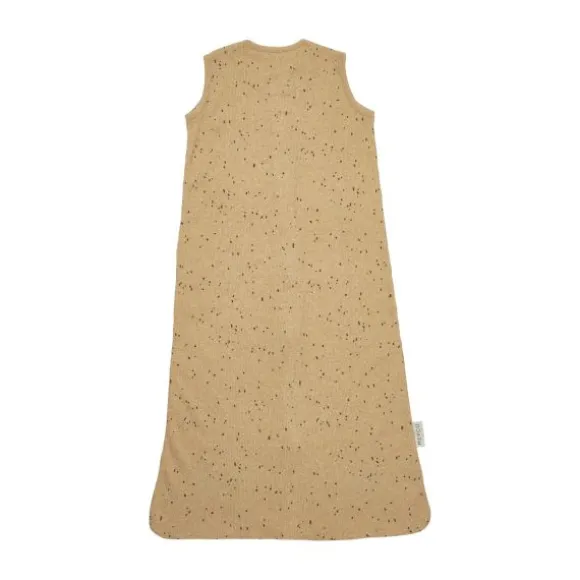 Meyco Rib Mini Spot Slaapzak - Zomer - 90 cm - Toffee Melange
